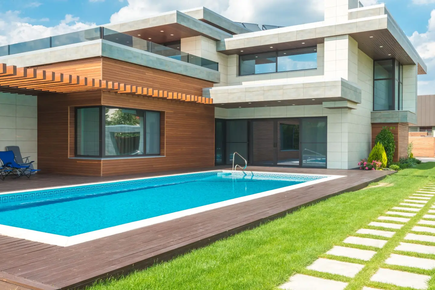 Swimming pool built in Walmer, NSW